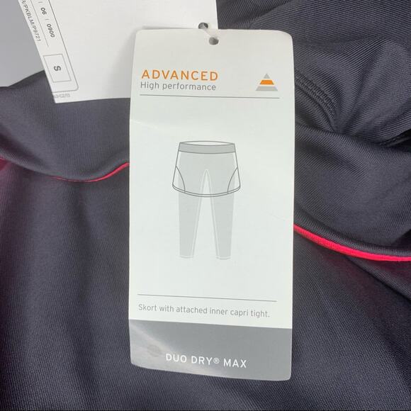 CHAMPION NWT  Women Skort Size S Color Gray and Pink Hide pocket - Picture 11 of 13